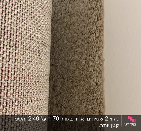 שטיחים בצבע בז